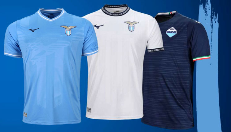 Maglie e kit s.s. Lazio stagione 2023 - 2024
